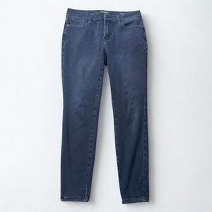 Judy Blue Jeans Women 5/27 Skinny Fit Black Dark Wash Stretch Denim Mid Rise